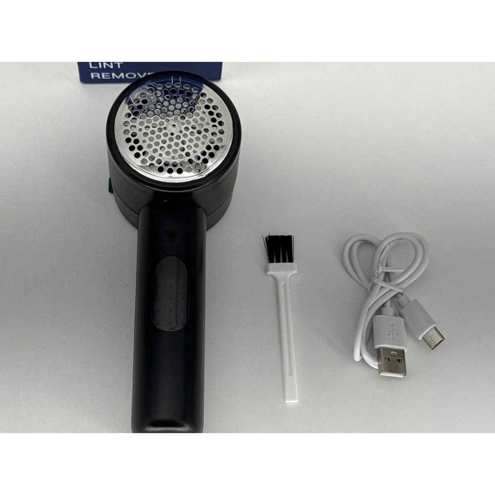 Lot of 14 Q20 Portable Electric Lint Remover Blue Plastic Fabric Shaver